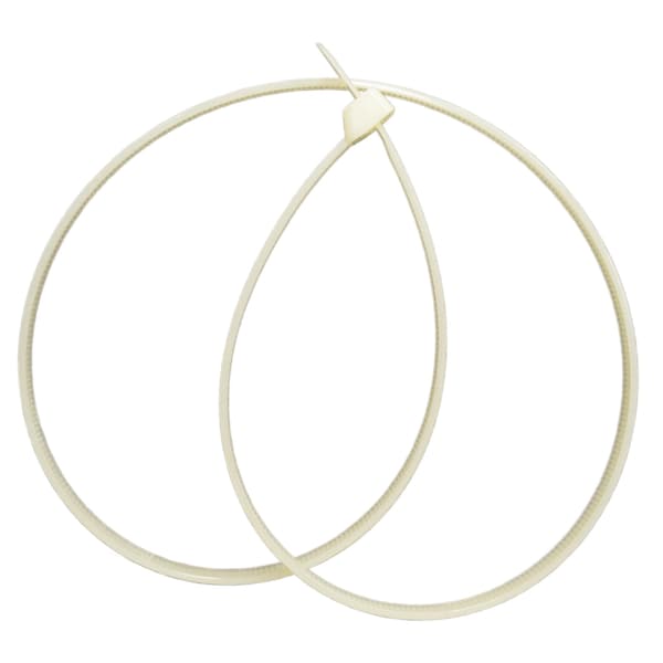 Cable Tie, 30 in L, Natural, Nylon, 175 lb Strength, 50 PK